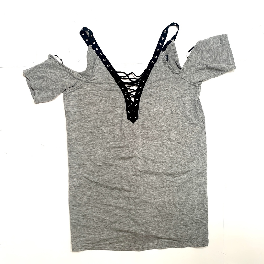 Forever 21 T Shirt Dress w/ Lacing